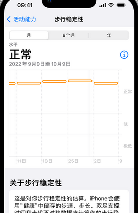 乌恰iPhone手机维修如何在iPhone开启'步行稳定性通知'